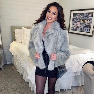 Gorgeous Genuine Lamb Fur Reversible Coat